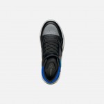 GEOX ΑΓΟΡΙ SNEAKERS  J367RF 054FU C0043 ΓΚΡΙ ΜΑΥΡΟ